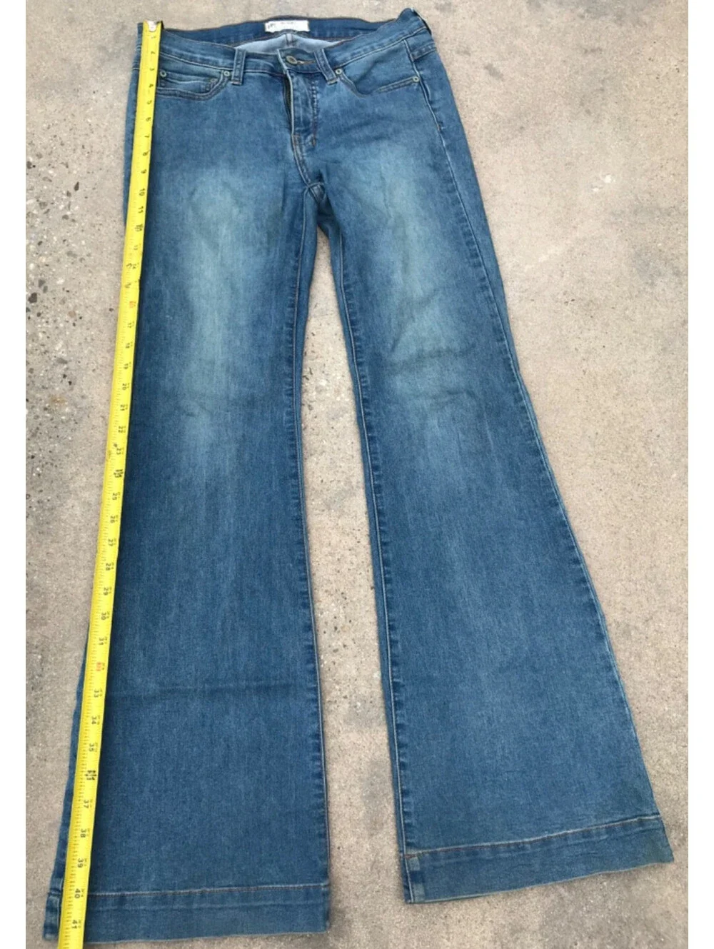 We The Free People Jeans Womens 27W Blue Denim High Rise Bootcut Flared Boho